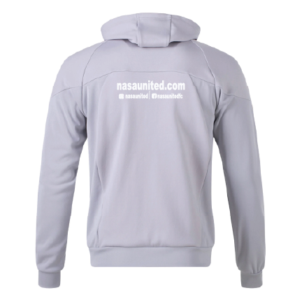 NASA United adidas Tiro 25 Full-Zip Hoodie Light Grey