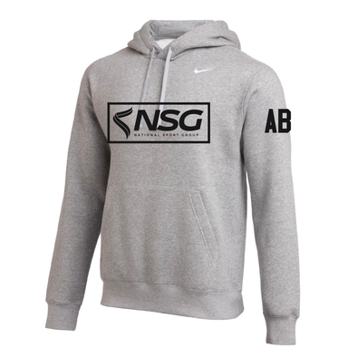 NSG MIC Cup Nike Club Hoodie Grey
