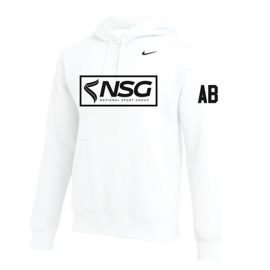 NSG MIC Cup Nike Club Hoodie White