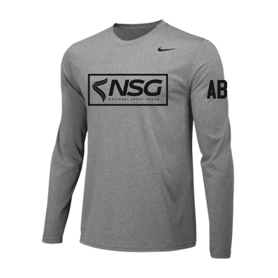 NSG MIC Cup Nike Legend LS Shirt Grey