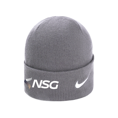 NSG MIC Cup Nike Knit Cuff Beanie Grey