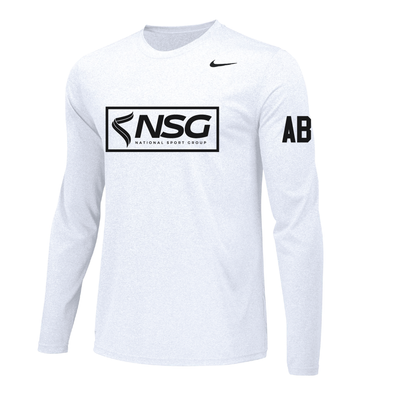 NSG MIC Cup Nike Legend Long Sleeve Shirt White