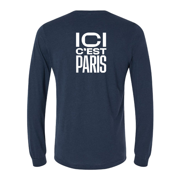 PSG Academy Miami ICI C'EST Long Sleeve T-Shirt Navy