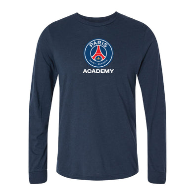 PSG Academy Dallas Supporters Long Sleeve Fan Shirt Navy