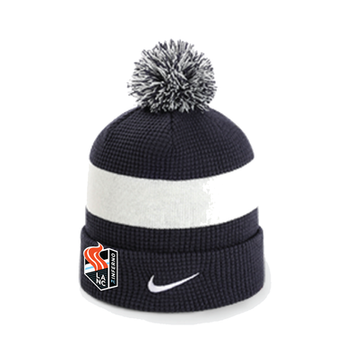 Lancaster Inferno FC Nike Authentic Pom Beanie Navy/White