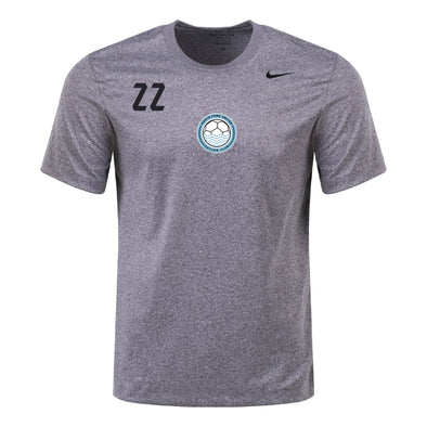 North Fork United Soccer Club FAN Nike Legend SS Shirt Grey