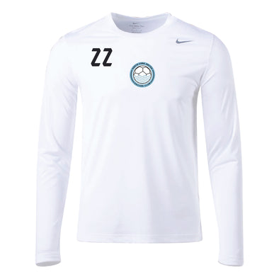 North Fork United Soccer Club FAN Nike Legend Long Sleeve Shirt White