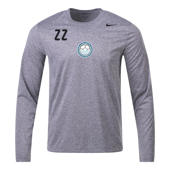 North Fork United Soccer Club Nike Legend LS Shirt Grey