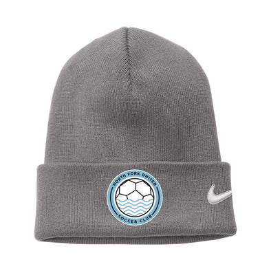 North Fork United Soccer Club Nike Knit Cuff Beanie Grey