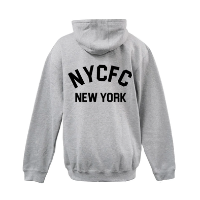 NYCFC Girls Program Pennant Lifestyle Hoodie Grey