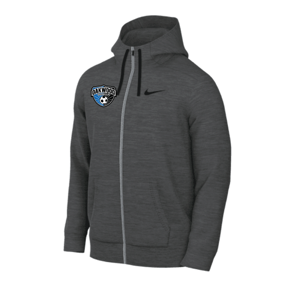 Oakwood SC Nike Fleece Full-Zip Hoodie Grey