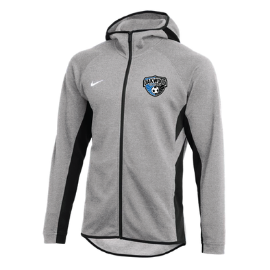 Oakwood SC Nike Showtime Full-Zip Hoodie Grey