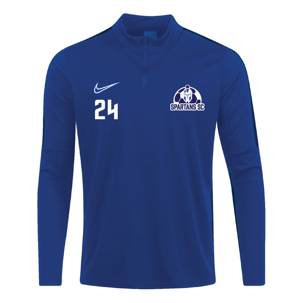 Spartans SC Nike Academy 23 Drill Top Royal/Navy