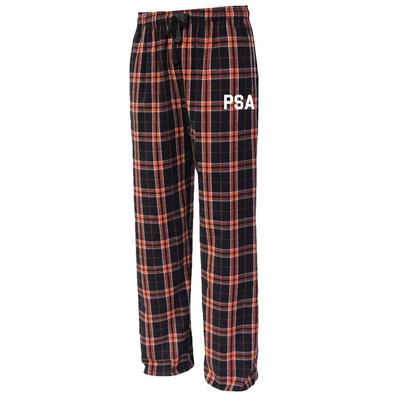 PSA Monmouth Pennant Flannel Lifestyle Pajama Pant Black/Orange