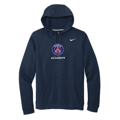 PSG Academy Dallas Nike Club Hoodie Navy