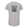 PSG Academy Miami ICI C'EST Short Sleeve T-Shirt Grey