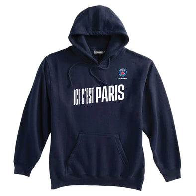 PSG Academy Dallas Paris ICI C'EST Pennant Super 10 Hoodie Navy