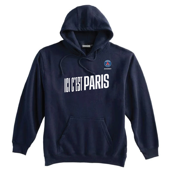 PSG Academy Miami Paris ICI C'EST Pennant Super 10 Hoodie Navy