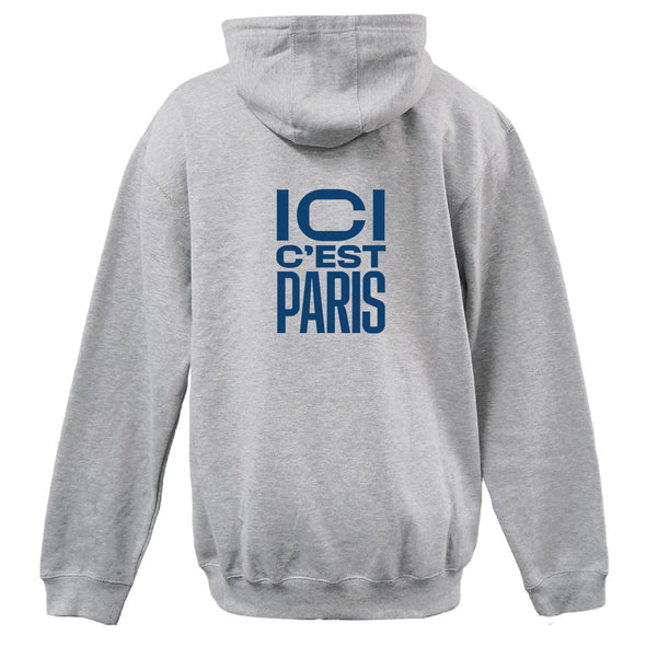 PSG Academy Miami ICI C'EST Pennant Super 10 Hoodie Grey