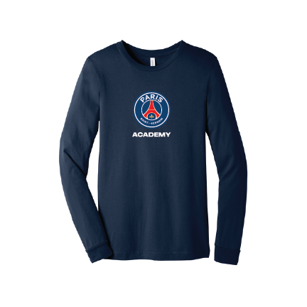 PSG Academy Orlando Supporters Long Sleeve Fan Shirt Navy