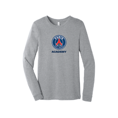 PSG Academy Miami Supporters Long Sleeve T-Shirt Grey