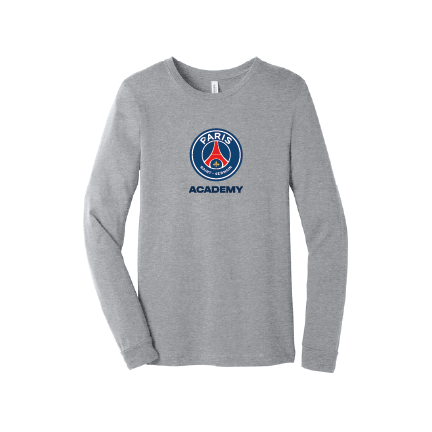 PSG Academy Orlando Supporters Long Sleeve T-Shirt Grey