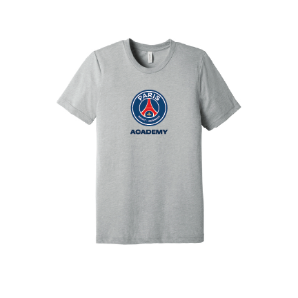 PSG Academy Houston Supporters Short Sleeve T-Shirt Grey
