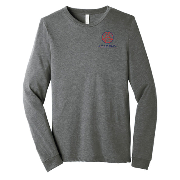 PSG Academy Fort Lauderdale Long Sleeve Club Crest Shirt Grey