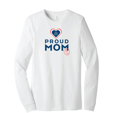 PSG Academy Chicago Long Sleeve Proud Mom Shirt White