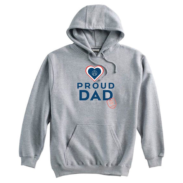 PSG Academy Miami Proud Dad Hoodie Grey