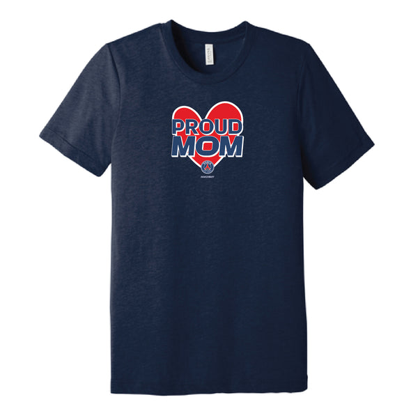 PSG Academy Orlando Proud Mom Short Sleeve T-Shirt Navy
