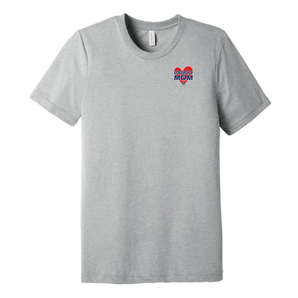 PSG Academy Los Angeles Proud Mom Short Sleeve T-Shirt Grey
