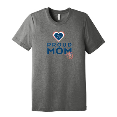 PSG Academy Houston Short Sleeve Proud Mom Shirt Grey