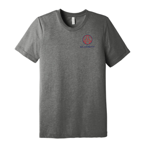 PSG Academy Fort Lauderdale Short Sleeve Club Crest Shirt Grey