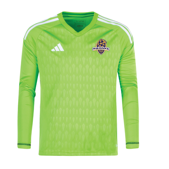 Pequannock SC adidas Tiro 23 Long Sleeve Goalkeeper Jersey Green