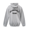 Pflugerville FC FAN Pennant Lifestyle Hoodie Grey