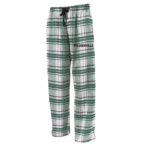 Pflugerville FC FAN Pennant Flannel Lifestyle Pajama Pant Green