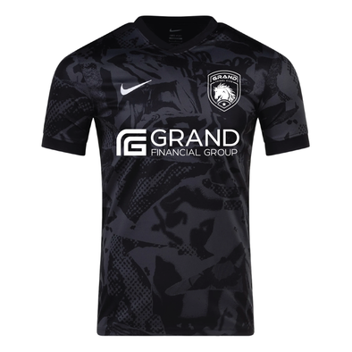 Grand FC Mustangs Nike Precision VII Match Jersey Black