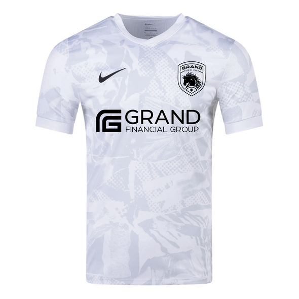 Grand FC Mustangs Nike Precision VII Match Jersey White