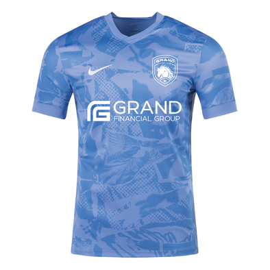 Grand FC Mustangs Nike Precision VII GK Jersey Light Blue