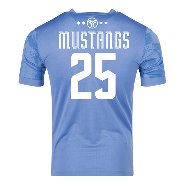 Grand FC Mustangs Nike Precision VII GK Jersey Light Blue