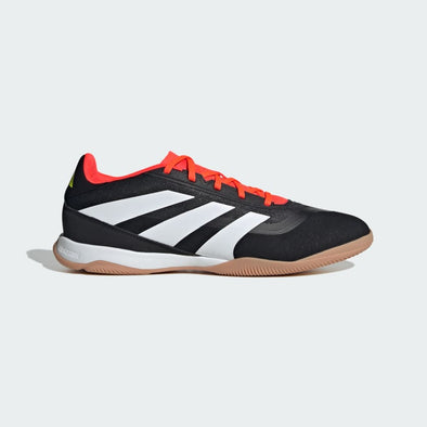 adidas Predator League Low IN Indoor Soccer Shoe - Core Black/White/Solar Red