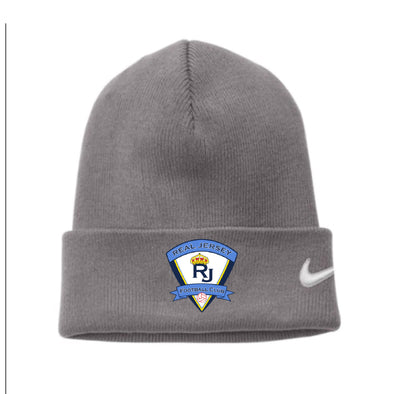 Real NJ FC Nike Knit Cuff Beanie Grey