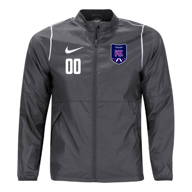 Kaptiva Sports Academy TX FAN Nike Park 20 Rain Jacket Grey