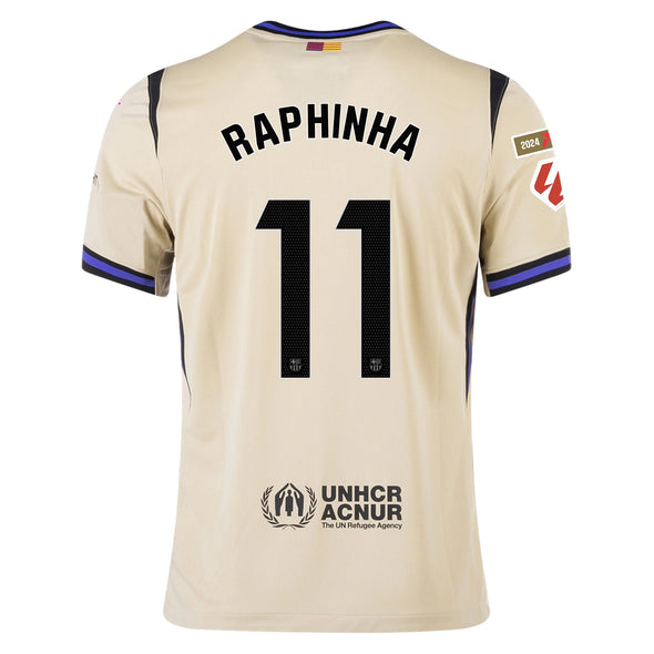 Men's Replica Nike Raphinha Barcelona Away Jersey 25/26
