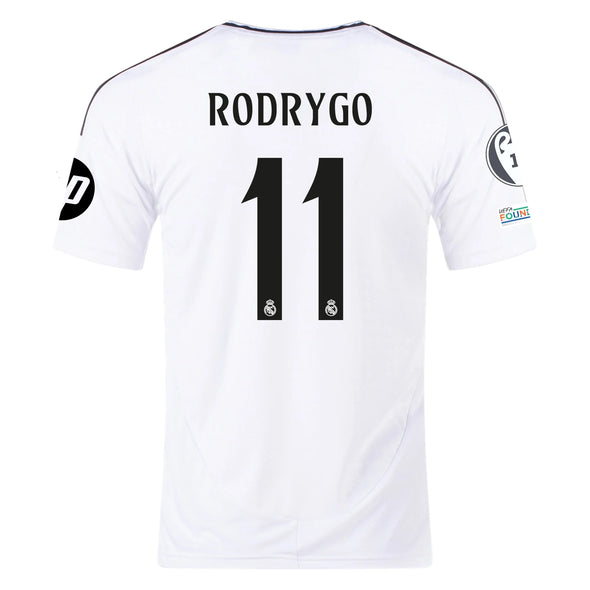 Men's Authentic adidas Rodrygo Real Madrid Home Jersey 24/25