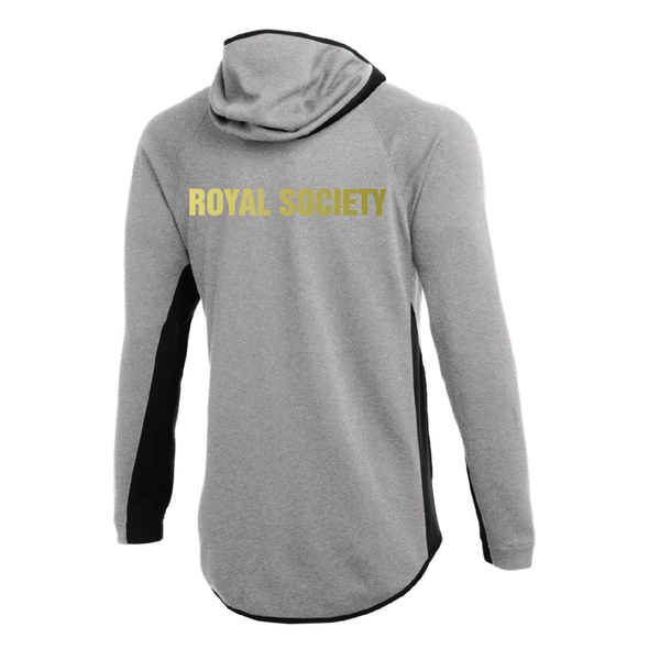 Royal Society Nike Showtime Full-Zip Hoodie Grey