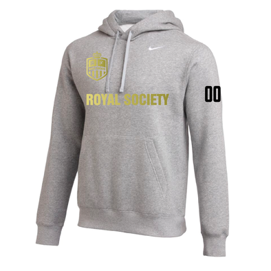 Royal Society Nike Club Hoodie Grey