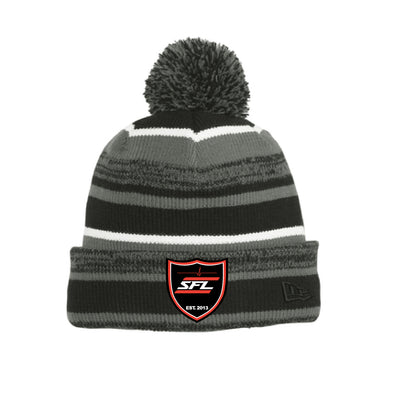 SFL FAN New Era Sideline Bobble Beanie Black