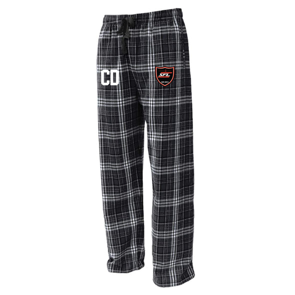 SFL NPL Flannel Plaid Pajama Pant Black/White